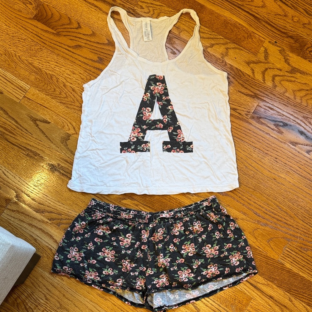 Forever 21 Tank Top and Shorts PJs Set